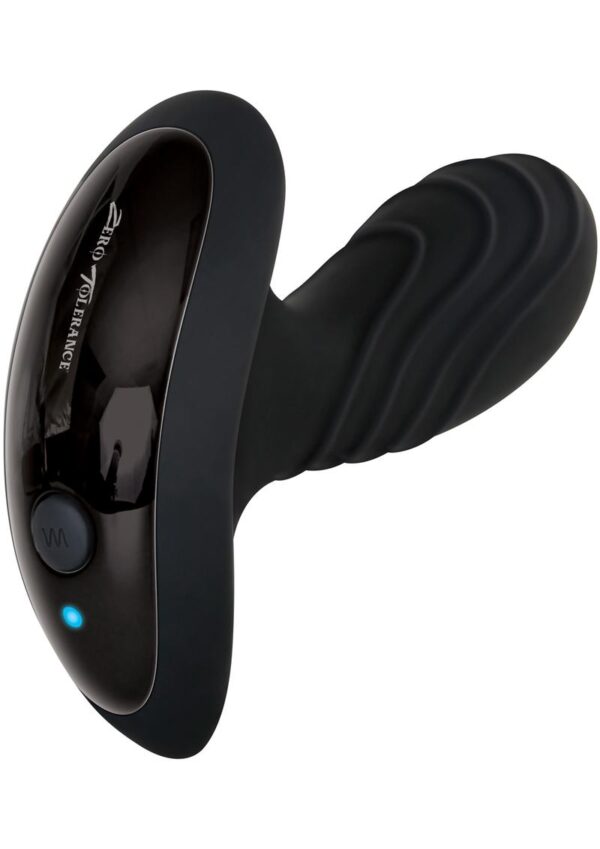 Experience the most intense orgasms you`ve ever had with this powerful rechargeable prostate massager that`s designed for easy navigation and pleasure precision. An easy to use one-button control is nestled into the glossy black base that illuminates with a multi-colored LED and fits into the palm of your hand with remarkable comfort. The silicone shaft is shaped with the best length and curve to effortlessly reach the P-spot