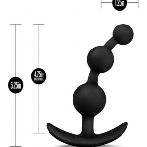 platinum cured silicone. The Small Anal Beads` three beads will curve with your body