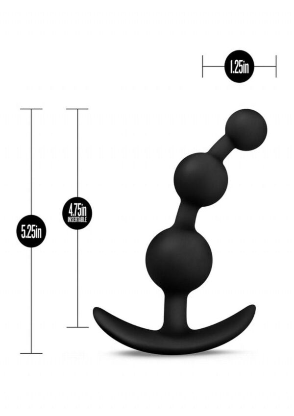 platinum cured silicone. The Small Anal Beads` three beads will curve with your body
