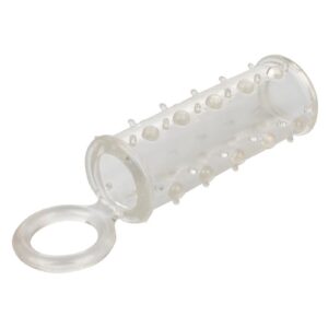 FEATURES:    Stretchy and comfortable enhancer adds girth with scrotum support ring  Soft