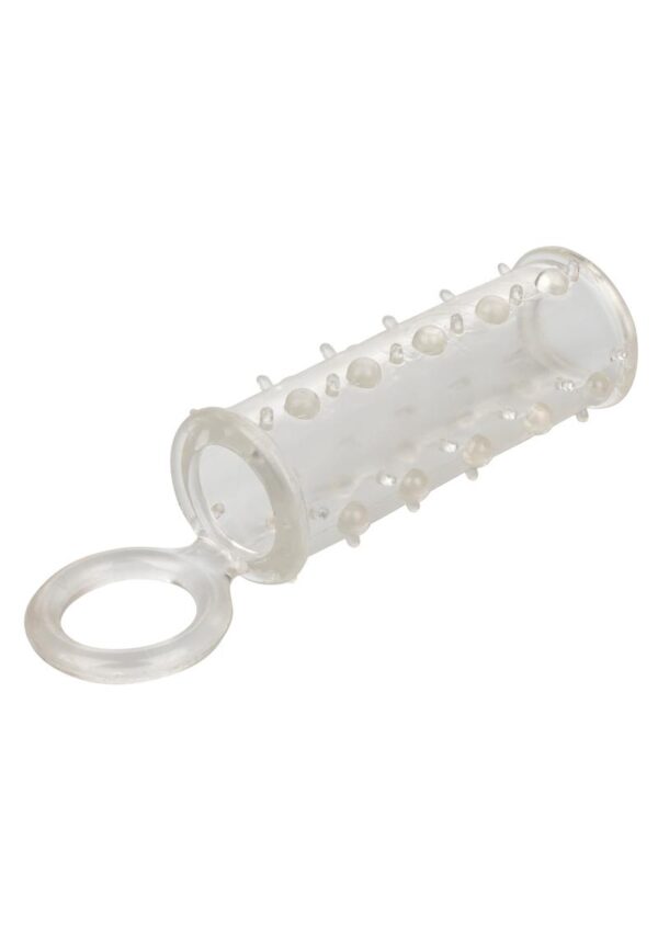 FEATURES:    Stretchy and comfortable enhancer adds girth with scrotum support ring  Soft