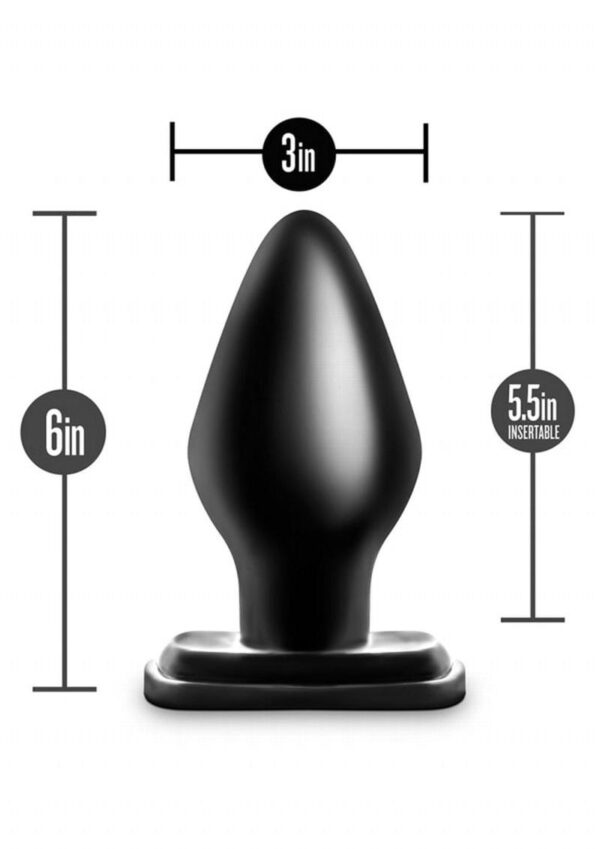 Anal Adventures XXL Butt Plug - Black - Image 4
