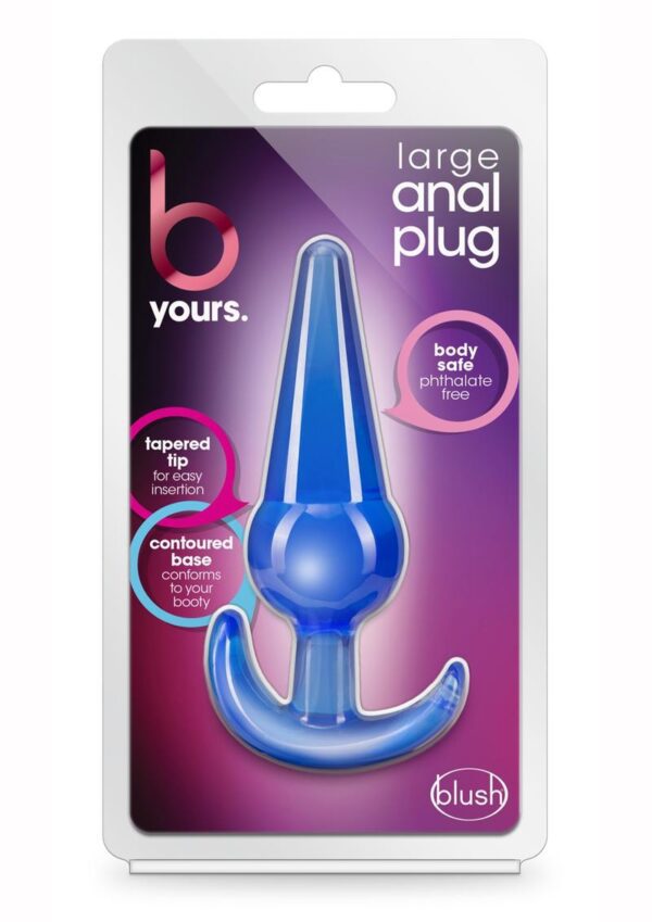 and then expand your opening with its gently rounded bulb. The ergonomic base makes it easy to wear and comfortable to sit on. B Yours plugs are body safe