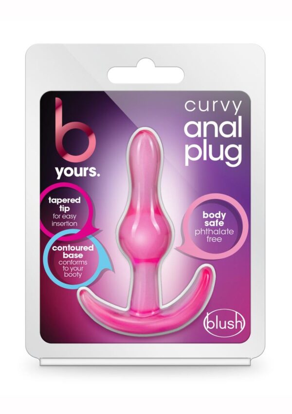 the B Yours Curvy Anal Plug is a perfect introduction to butt plugs! With a tapered design and an ergonomic base