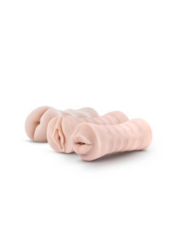 to mimic life-like situations. They are self lubricating meaning you can add just a little water or saliva and it will become slippery just like the real thing. Made of ultra soft and lifelike X5 Plus Superior TPE material