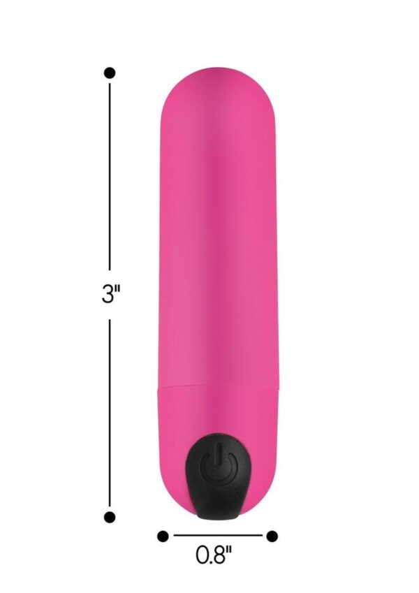 and easy to clean with warm water and mild soap.This bullet is rechargeable via USB so you can Bang yourself again and again! The waterproof design enables use in the shower or bath tub for a more relaxing session. Measurements: 3 inches overall length