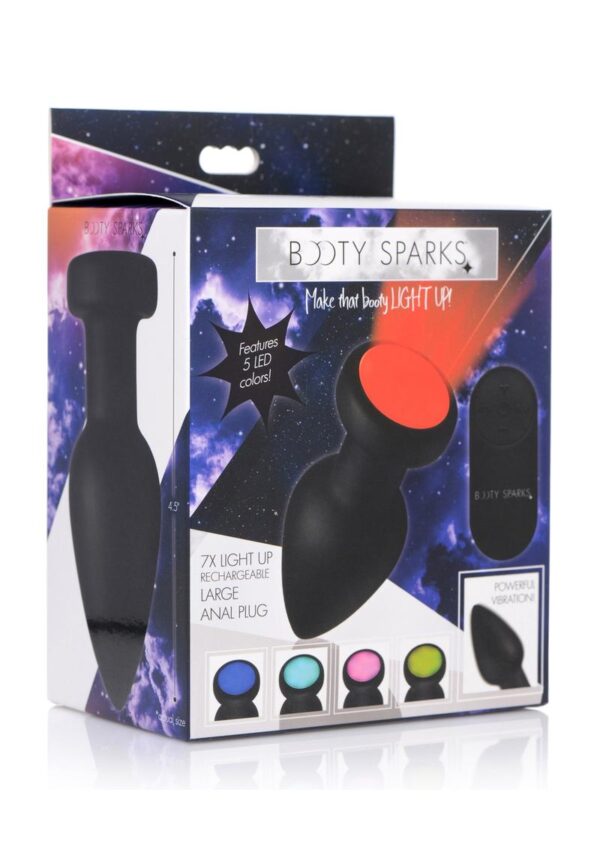 5 different LED light colors will flash out of your anus in a psychedelic sequence