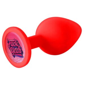 The Nines Booty Calls Butt Plug Red Fuck Yeah from Icon Brands. Made using body safe latex free