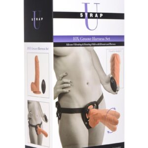 gyrating dong twists and buzzes on demand with the included wireless remote control