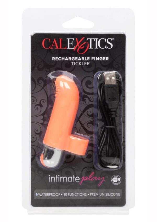 Intimate Play Rechargeable Finger Tickler - Vanilla - Image 2