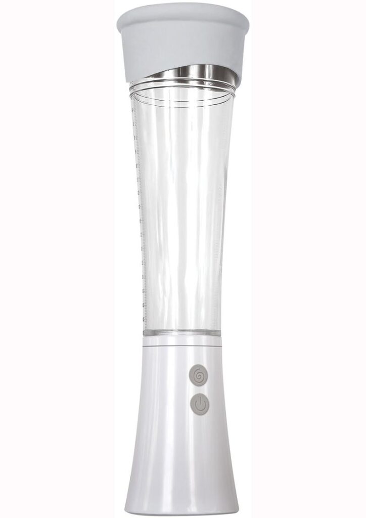 That`s one good sucking vibrating masturbator! Experience the unique sensation of a stretchy sleeve inside a vacuum pump that squeezes and pulls like the real thing