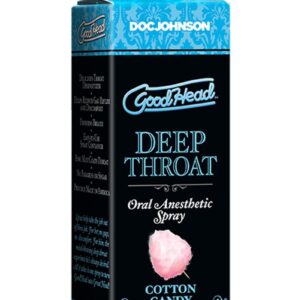 but many people find it difficult to accommodate their partner`s full manhood. Doc Johnson presents GoodHead Deep Throat Spray