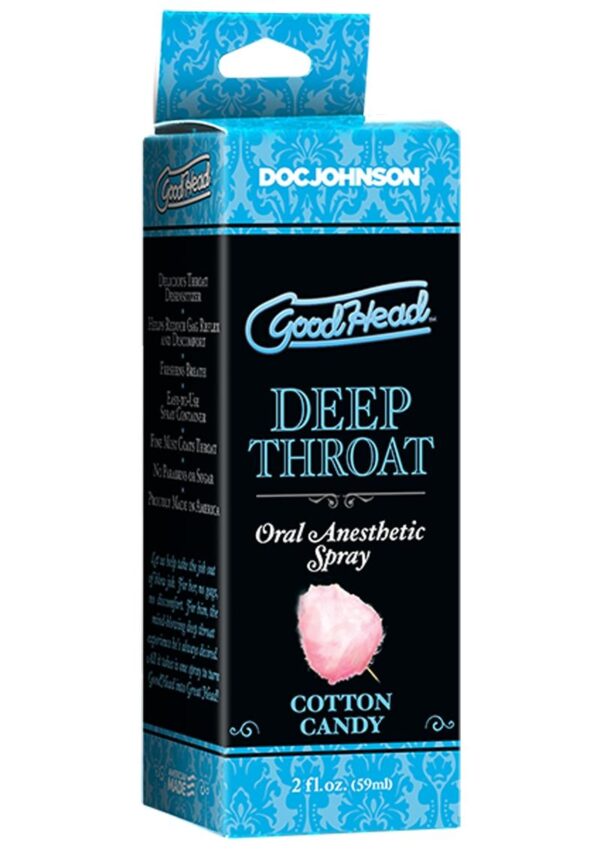 but many people find it difficult to accommodate their partner`s full manhood. Doc Johnson presents GoodHead Deep Throat Spray