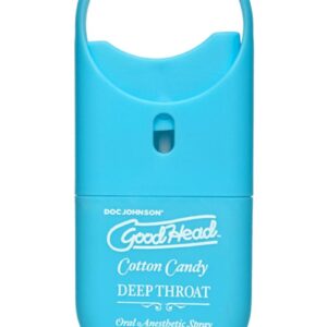 Go down easier. GoodHead Deep Throat Spray mildly numbs the back of the throat and suppresses the gag reflex to allow deep oral penetration without discomfort. This functional