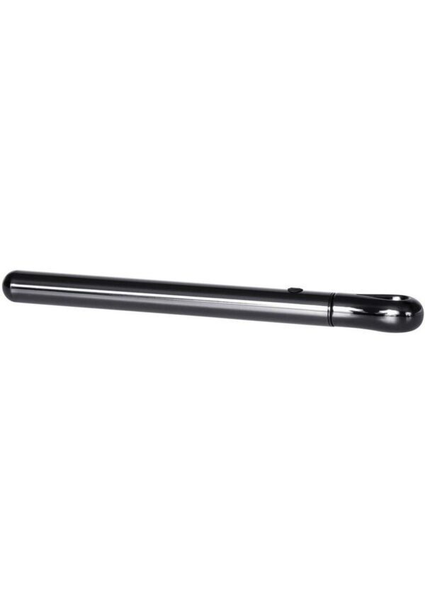 polished metal vibe that looks just like an upscale pen.Keep it in your purse without any fear of embarrassment and enjoy your little secret on the go wherever you need to relax with some me-time pleasure!The USB charger screws into the base for secure charging