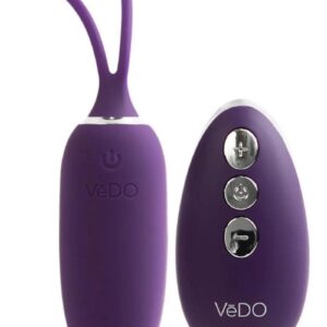 this vibe comes with a sleek remote control with 3 soft touch buttons. Whisper quiet and completely submersible - nobody will know how much fun you`re having in the tub.   Rechargeable with USB cable (included) Easy to grip handle for easy removal Vibration Modes:  10 Intensity Levels:  6 Charge Time:  60 min. Usage Time:  45 min.