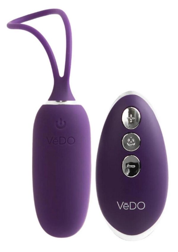 this vibe comes with a sleek remote control with 3 soft touch buttons. Whisper quiet and completely submersible - nobody will know how much fun you`re having in the tub.   Rechargeable with USB cable (included) Easy to grip handle for easy removal Vibration Modes:  10 Intensity Levels:  6 Charge Time:  60 min. Usage Time:  45 min.