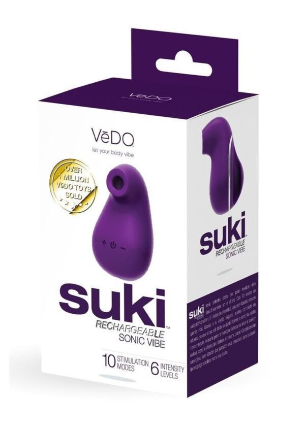 YOUR NEW GO-TO FOR CLITORAL PLEASURE. THIS RECHARGEABLE SONIC VIBE DELIVERED POWERFUL PULSATING WAVES AND VIBRATIONS THAT WILL KEEP YOU COMING BACK FOR MORE. WITH 10 PLAYFUL MODES AND 6 INTENSITY LEVELS
