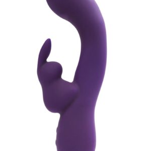 KINKY BUNNY plus rechargeable dual motor vibrator delivers mind blowing pleasure to both the G-spot and clitoris simultaneously. While the thin shaft and bulbous head taps into your G-spot