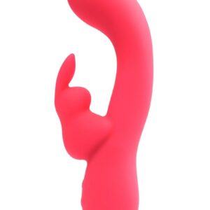 KINKY BUNNY plus rechargeable dual motor vibrator delivers mind blowing pleasure to both the G-spot and clitoris simultaneously. While the thin shaft and bulbous head taps into your G-spot
