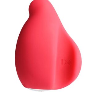 YUMI rechargeable finger vibe boasts 10 extremely powerful vibration modes. This uniquely designed vibrator lends itself to effortless control as it easily fits between your index and middle fingers. The silky smooth silicone and nub tip allows you to pinpoint all your pleasure zones as you tease and please your hot spots. Whisper quiet and completely submersible