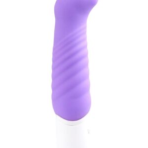 inuandtrade; Vibe tickles and delights your G-spot. The perfectly curved form and silky smooth silicone is designed to provide women with targeted and deeply satisfying pleasures.   Curved head to target G-spot Subtle textured ridges for additional sensations Waterproof seal Vibration Modes:  12 Requires 2 AAA batteries (not included)