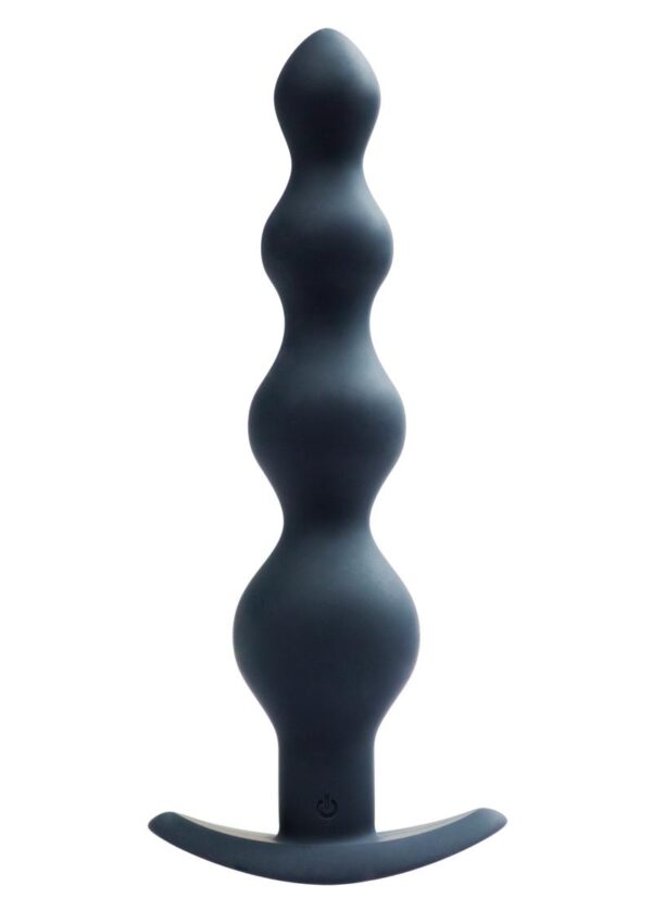 Earth Quaker Rechargeable Anal Vibe boasts 12 extremely powerful vibration modes. This bad boy will make you shake and shimmy with pleasure. The curved tip and graduated beads are ideal for easing into anal play. The long