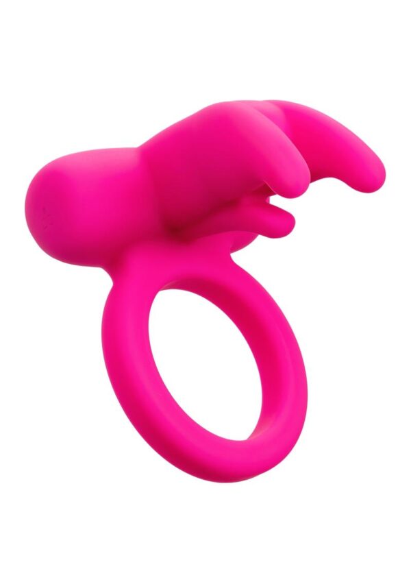 The Silicone Rechargeable Triple Clit Flicker mixes 7 intense functions of vibration with a flickering and tickling package for double the knee-shaking pleasure. The stimulator ring is great for beginners looking to spice things up or erotic experts looking to add intense pleasure to their arsenal.The plush body-safe Silicone ring works to improve stamina and girth to make your lover moan for more