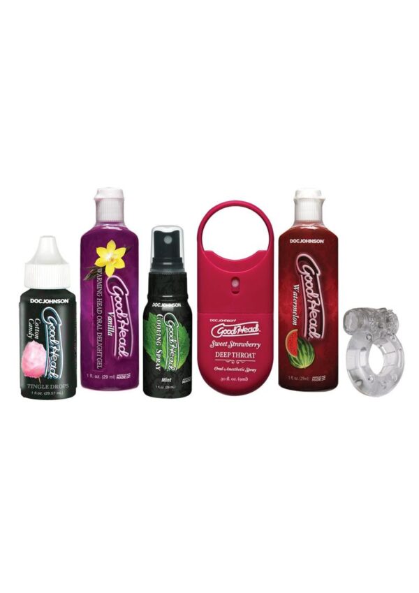 GoodHead makes oral better for both the giver and receiver. This pack includes everything you need for whatever mood strikes