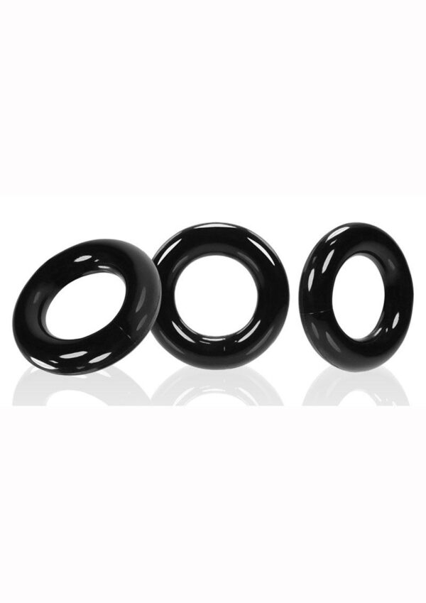 3-pack cockrings made from OXBALLS` super-soft