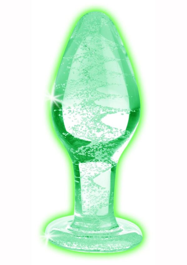 Make your booty glow with this glow-in-the-dark anal plug! These luminous butt plugs feature a swirling pattern of green to light up your backdoor during your nocturnal activities