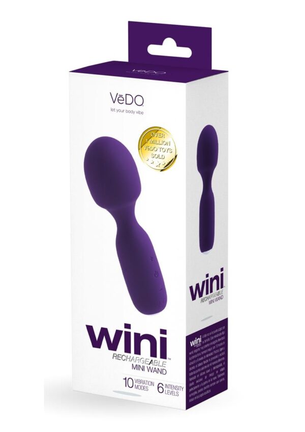 super powerful rechargeable mini wand has all the strength of its big sister with 10 vibration modes and 6 intensity levels. Handy