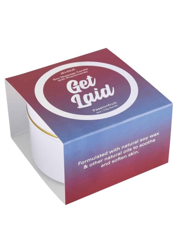 Jelique Massage Candle Pheromone Get Laid Passion Fruit 4oz - Image 2