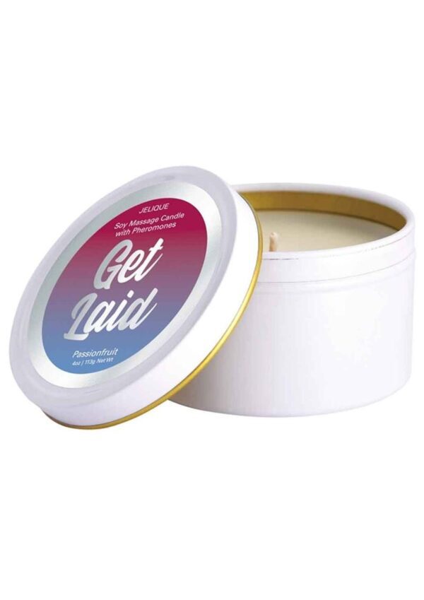 Massage Candle Pheromone Get Laid Passion Fruit 4oz.
