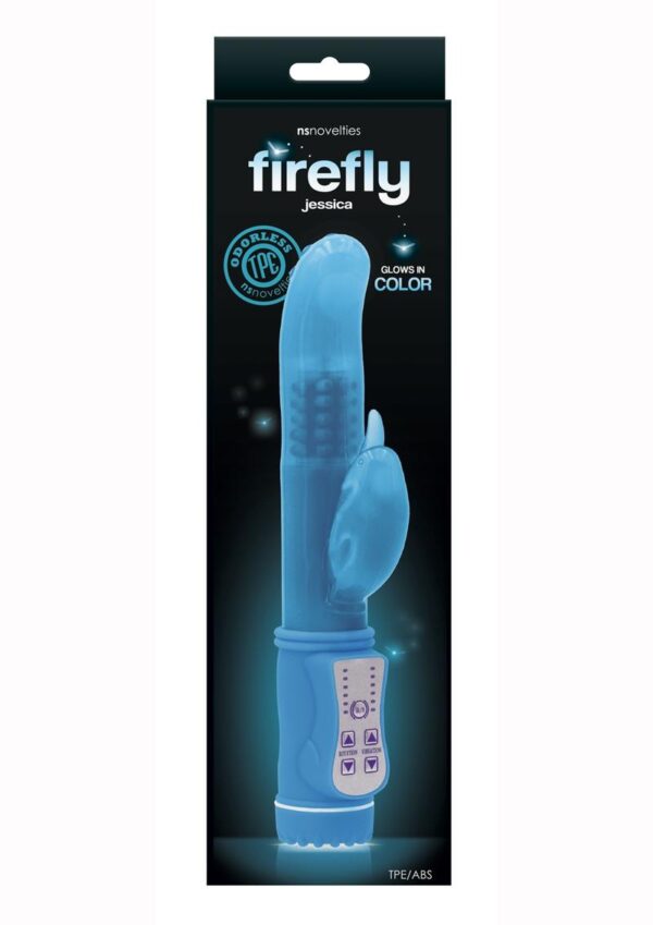 this fun and robust Rabbit glows in vibrant color while providing climactic sensations inside and out! Made with body-safe TPE and suitable for all lubricants.