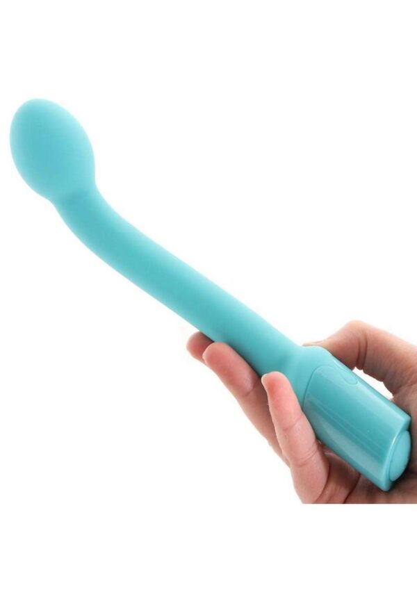 ultra-flexible wand features a curved and bulbous head for maximum G-spot stimulation. Available in assorted colors. Rechargeable. Water-resistant.