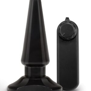 For anyone looking to explore new anal sensations alone or with a partner!Anal Adventures provides many options to choose from.The Vibrating Anal Pleasure features a tapered tip which makes it easy to  and the tight neck holds it firmly in place.Control vibrations with the multi-speed controller.