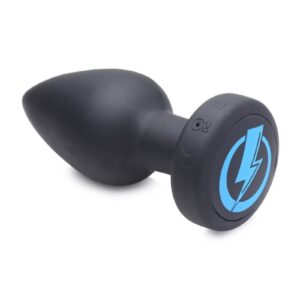 This traditionally shaped silicone anal plug hides an electrifying secret! Indulge in the world of electro play without the need for a power box