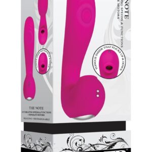 play on!This elegant musical note-shaped vibe is equipped with rhythmic delights designed to please inside and out.Its flexible shaft fills you with harmony in the key of 10 speeds