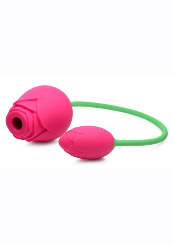 Let your pleasure bloom with this Sucking and Vibrating couple of Roses! Built for intense blended orgasms - the smaller rose is designed to be ed for deeply satisfying vibes