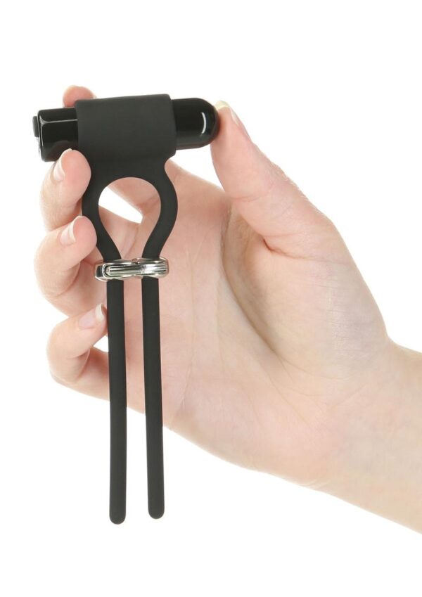 body-safe silicone and is designed with comfort in mind. Take full control of erections by simply slipping this device over the penis and balls and using the stylish slider to keep everything in place. Perfect for couples or solo play