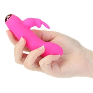 sending 10 functions of mild to wild vibrations to all of your sweet spots. This compact toy is perfect for on-the-go adventures and can fit right in your purse andndash; just treat it like itandrsquo;s one of your lipsticks! And you donandrsquo;t have to worry about the vibrations randomly going off - the bullet is equipped with a travel lock feature that ensures discreet travel. Bring your bunny into the bathtub or shower andndash; itandrsquo;s totally waterproof! Virtually seamless