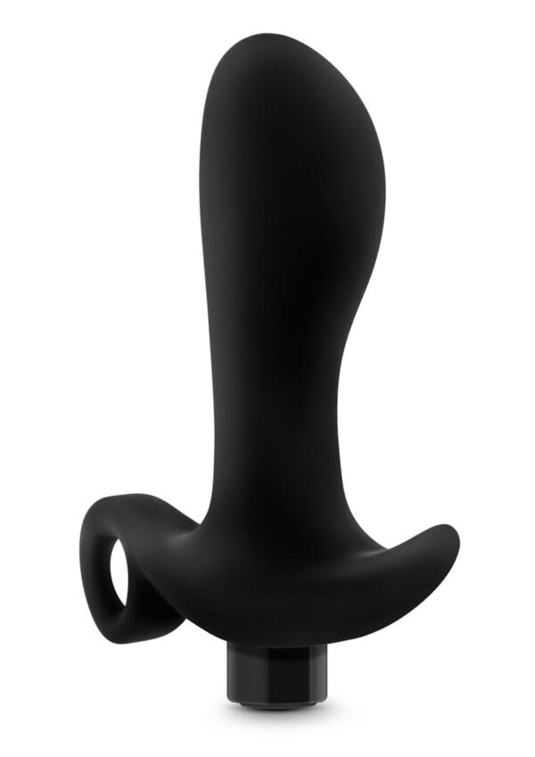 For anyone looking to explore new anal sensations alone or with a partner!Anal Adventures provides many options to choose from.This plug`s gently curved shape is targeted for P spot stimulation and comes equipped with a high-powered 10 function rechargeable bullet. The Ultrasilkandtrade; Silicone