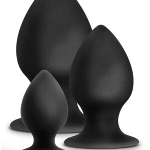 For anyone looking to explore new anal sensations alone or with a partner!Anal Adventures provides many options to choose from. This kit has 3 tapered girthy plug sizes to move up from small to large and achieve a comfortable stretch! The Ultrasilkandtrade; Silicone