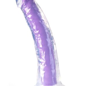 Neo Elite Glow in the Dark Light Silicone Dual Density Dildo will bring new light to your bedroom!Neo Elite Glow in the Dark dildos feature SENSA FEELandreg; dual density technology: a see-through layer over a firm core that shines in the darkness.The two-layer construction creates an ultra-realistic feelandmdash;soft yet firm.Neo Elite Light offers a tapered head for easy ion.Its above-average length makes using this toy`s strong suction cup easier than ever. Or it`ll fit into your favorite harness!Made of 100% platinum cured silicone