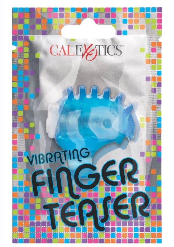 Foil Pack Vibrating Finger Teaser - Blue - Image 2