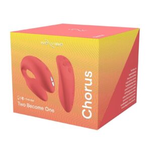 vibrant We-Vibe packaging. Chorus` secret is in its smart simplicity. It`s packed with all of We-Vibe`s industry-leading knowledge and technology; like the intuitive Squeeze remote