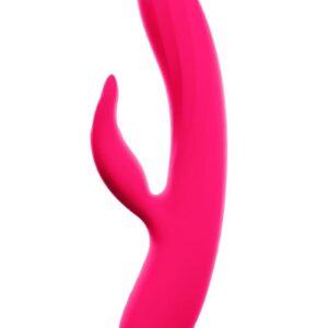 THUMPER BUNNY hops into action with 3 super powerful motors with 10 vibration modes and 6 intensity levels. The uniquely designed flexible shaft is made of velvety smooth silicone that taps your G-spot. That`s right