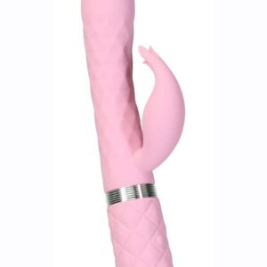 the 3-point attachment vibrates for astonishing clitoral stimulation. Choose to enjoy the rotations and vibrations independently or simultaneously andndash; the choice is all yours. Press and hold the silicone button to activate incremental speed control for the clitoral motor