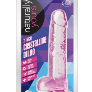 the Naturally Yours 7 Crystalline Dildo aims to please. It`s hand-sculpted for lifelike effect